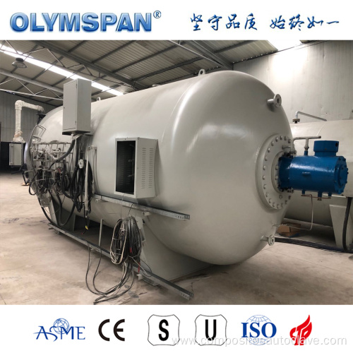 laboratory composite curing autoclave